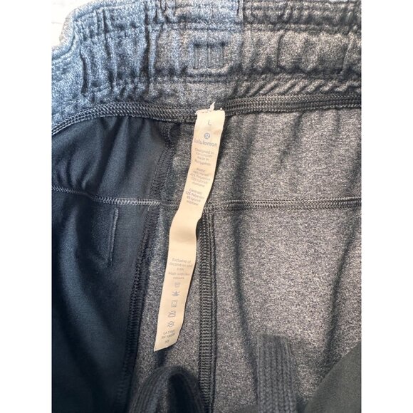 Lululemon Mens Gray Jogger Pants SZ L Casual Stretch Athletic Lounge - Picture 5 of 10